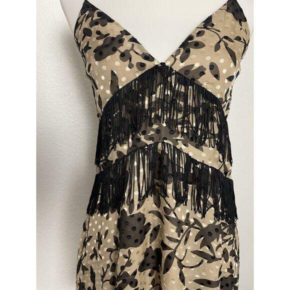 Revolve House of Harlow 1960 Dress Mini Fringe Print Swiss Dot Nanda - Picture 3 of 11